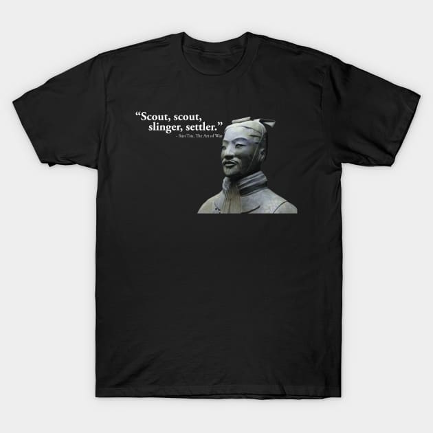 Civilization Sun Tzu Funny T-Shirt T-Shirt by daviujin